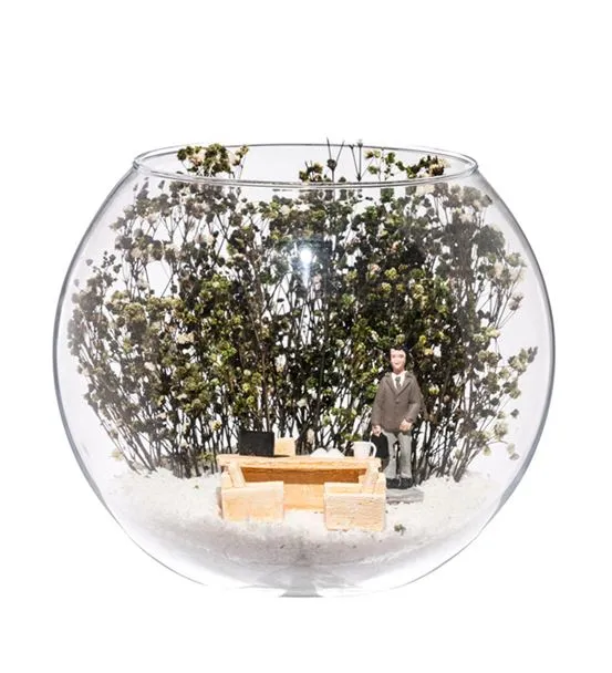 Teraryum Yeni İş Tebrik-Yeşil-Vizon Takım Elbise